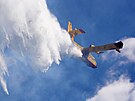 Hasc letadla Canadair CL-415 v Nrodnm parku esk vcarsko (28. ervence...