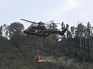 Nmetí hasii bojují s rozsáhlým poárem v Saském výcarsku. (25. ervence...