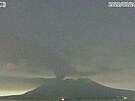 V jihozápadním Japonsku vybuchla sopka Sakuradima. (24. ervence 2022)
