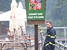 Hasiči při lesním požáru v Národním parku České Švýcarsko u Hřenska. 26....