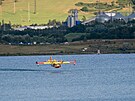 Pelet letounu nad jezerem Milada (27. ervence 2022)