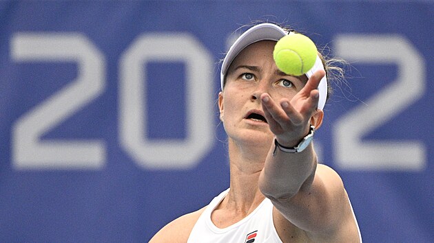esk tenistka Barbora Krejkov na turnaji Livesport Prague Open