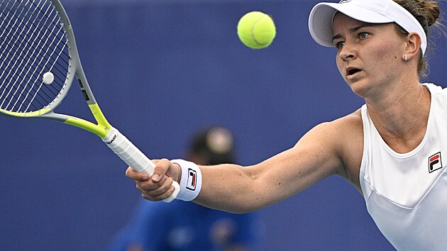 esk tenistka Barbora Krejkov na turnaji Livesport Prague Open