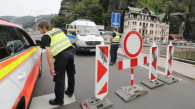 Po��r v N�rodn�m parku �esk� �v�carsko. H�ensko. (29. �ervence 2022)