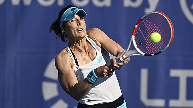 Francouzsk tenistka Aliz Cornetov.