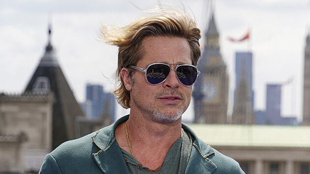 Brad Pitt na pedstaven filmu Bullet Train (Londn, 20. ervence 2022)