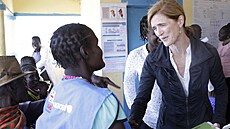 éfka americké rozvojové agentury USAID Samantha Power pi návtv Kani (23....
