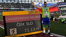 Slovinský diska Kristjan eh vytvoil ve finále atletického svtového...