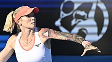 eská tenistka Tereza Martincová na turnaji WTA v Praze