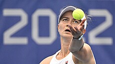 eská tenistka Barbora Krejíková na turnaji Livesport Prague Open