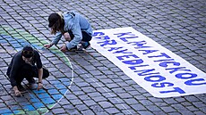 Demonstrace na podporu klimatické aloby, kterou podal spolek Klimatická aloba...