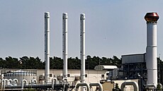 Pozemní za�ízení plynovodu Nord Stream 1 v n�meckém Lubminu na severu zem� (21....