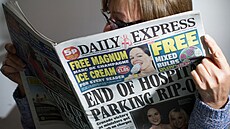 velká británie daily express noviny print krize papír