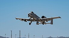 Americký letoun A-10 pezdívaný Warthog (prase bradavinaté). (23. února 2019)