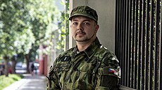 Luká Prnka z Ostravy, len aktivních záloh eské armády.