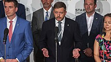Viktor Vojtko na sn�mu hnutí Starostové a nezávislí