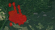 I takto me vypadat vizualizace datového výstupu ze satelitu  produkt primárn urený pro sledování mikrofyzikálních vlastností oblanosti