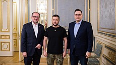 Jan Lipavský na návštěvě Kyjeva jednal i s ukrajinským prezidentem Volodymyrem...