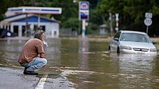 Záplavy v americkém Kentucky. (29. ervence 2022)