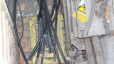 Celkem v podzemí zlodji nastíhali kilometr telekomunikaních kabel.