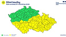 V jihovýchodní polovině Česka se mohou ve středu odpoledne objevit silné... | na serveru Lidovky.cz | aktuální zprávy