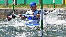 Jiří Prskavec na mistrovství světa ve vodním slalomu v Augsburgu
