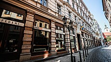 Pohled na budovu pra�ské DAMU (21. �ervence 2022)