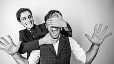 Franti�ek He�mánek a jeho bratr Karel He�mánek mlad�í