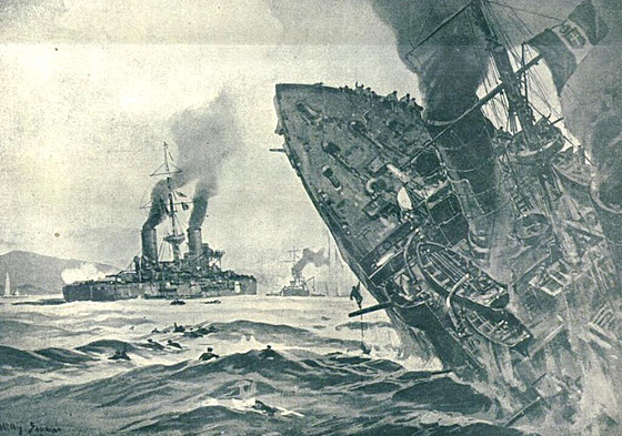 18. srpna 1915 ponorka U-4 poručíka Singlueho potopila italský křižník Giuseppe...