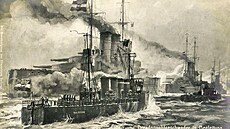 To nejlep�í, co císa�ské lo�stvo v roce 1914 m�lo. Bitevní lod� t�ídy...