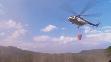 Hasiský vrtulník v eském výcarsku