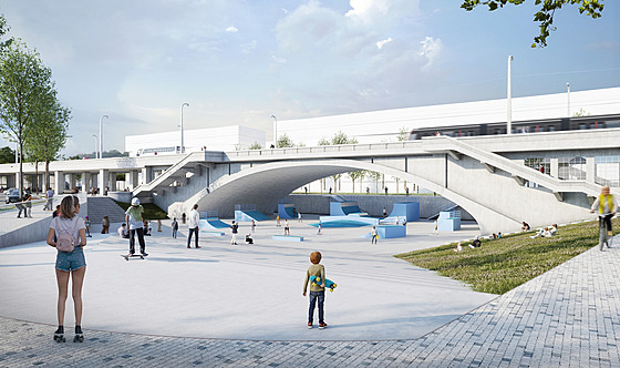 Vizualizace Libeského mostu v roku 2022
