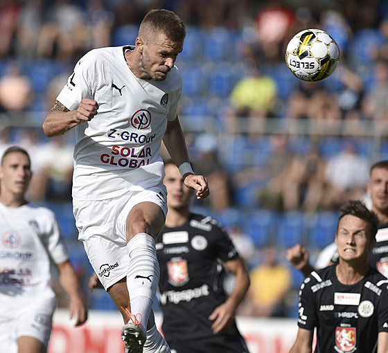 Stanislav Hofmann ze Slovácka v zápase proti Hradci Králové.