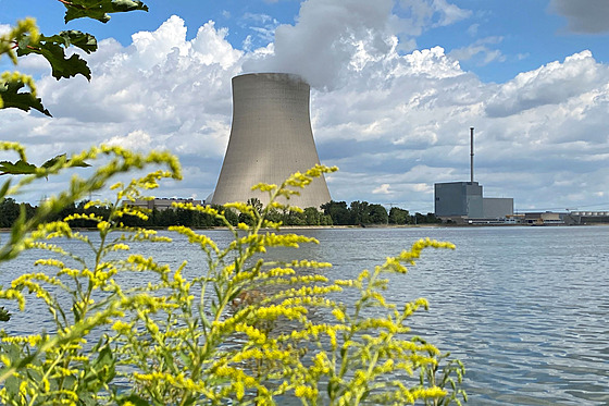 Jaderná elektrárna Isar 2 v Německu.