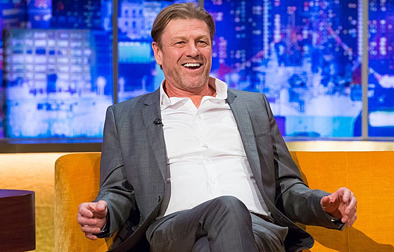 Sean Bean v poadu The Jonathan Ross Show (Londýn, 21. záí 2019)