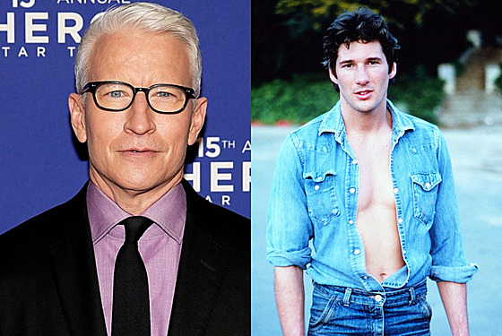 Anderson Cooper (2021) a Richard Gere (1978)
