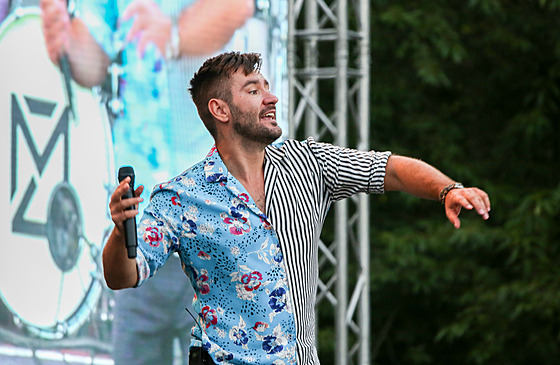 Koncert Marka Ztraceného v Borském parku v Plzni v rámci letního turné Tour de...