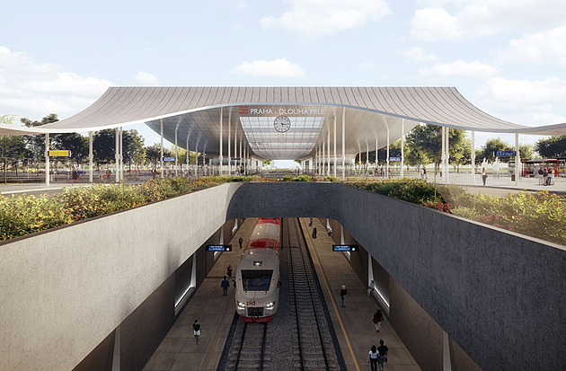 Správa železnic představila podobu terminálu Dlouhá Míle
