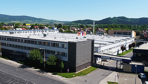 Šumperská továrna a centrála firmy Dormer Pramet.
