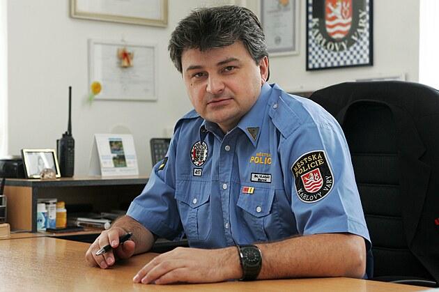Velitel Mstské policie Karlovy Vary Marcel Vlasák.