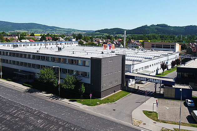 umperská továrna a centrála firmy Dormer Pramet.