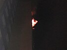 V noci na nedli hoel byt v Beroun, hasii vyhlsili druh stupe poplachu....