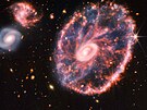 Snímek galaxie Cartwheel vzdálené 500 milion svtelných let, jak jej poídil...