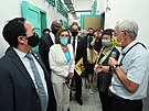Nancy Pelosiová na návtv muzea lidských práv na Tchaj-wanu. (3. ervence...