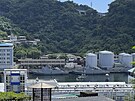 Tchajwanské námoní lod v pístavu i-lung (4. srpna 2022)