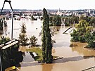 Zatopen doln st prask zoo pi povodni v roce 2002