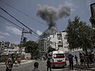 Kou po izraelských náletech v Gaze. (6. srpna 2022)