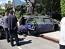 Hereka Anne Heche bourala se svým autem. (Los Angeles, 5. srpna 2022)