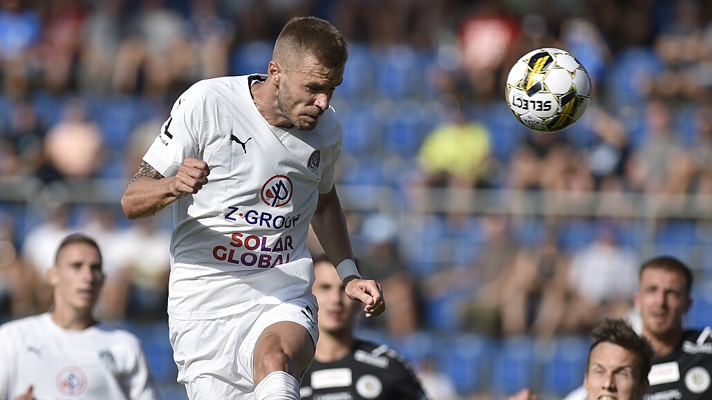 Stanislav Hofmann ze Slovácka v zápase proti Hradci Králové.
