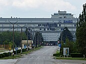 Komplex Záporožské jaderné elektrárny. (4. srpna 2022)
